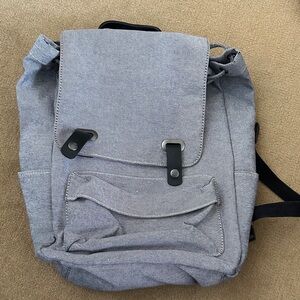 Everlane Grey Canvas commuter travel Backpack